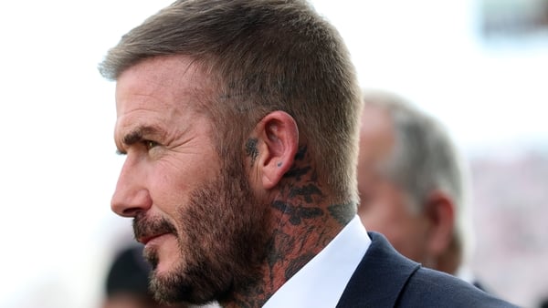 David Beckham at the Audi 2025 MLS Cup Final match between Inter Miami CF and Vancouver Whitecaps FC at Chase Stadium in Fort Lauderdale, Florida, on 6 December, 2025