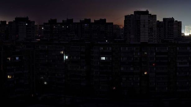 The city remains without electricity after a Russian mass attack on 20 January 