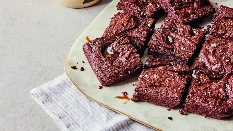 Sophie Richards’ salted caramel swirl brownies recipe