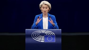 'We are at a crossroads' amid US threats - von der Leyen
