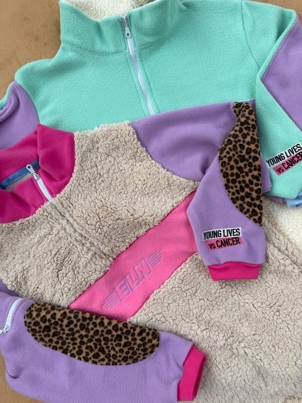 Two fleeces created for young cancer patients