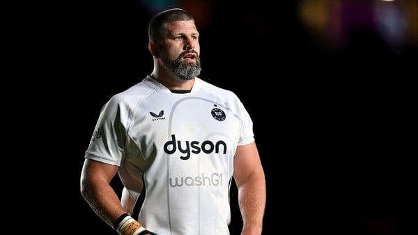 Francois van Wyk of Bath Rugby during the Gallagher PREM match between Harlequins and Bath Rugby at The Stoop on September 26, 2025 in London,