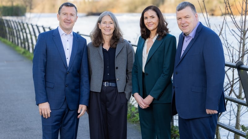 Connor Pyne (Partner with O'Connor Pyne), Emma Lancaster (CEO of AAB), Oriel Lawton (Partner at O'Connor Pyne) and Tomás O'Connor (Partner at O'Connor Pyne)