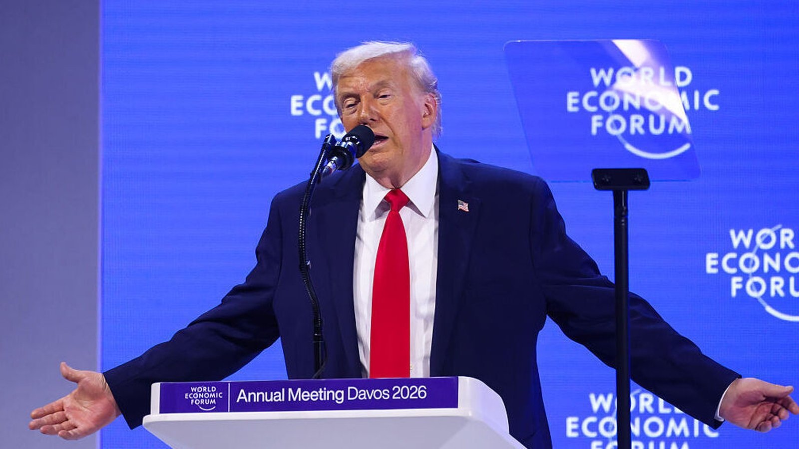 US President Donald Trump has announced he has reached a "framework for a deal" over Greenland following a meeting with NATO chief Mark Rutte, and that he would therefore waive tariffs scheduled to hit European allies.