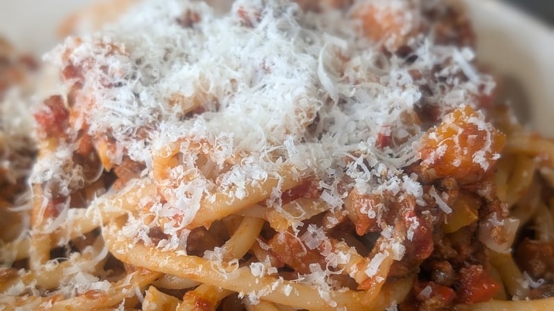 Eunice Power's spaghetti bolognese with pancetta and lentils