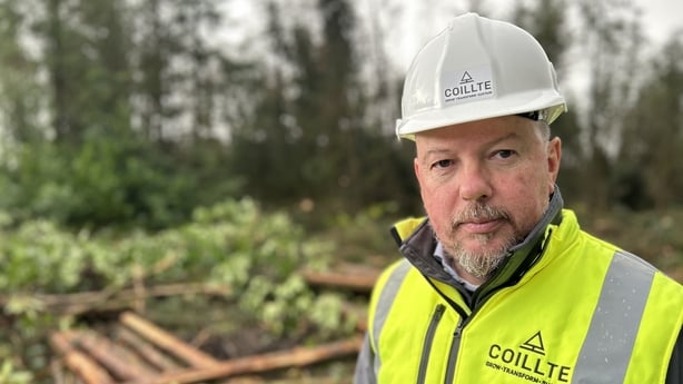 Pat Neville, communications manager with Coillte