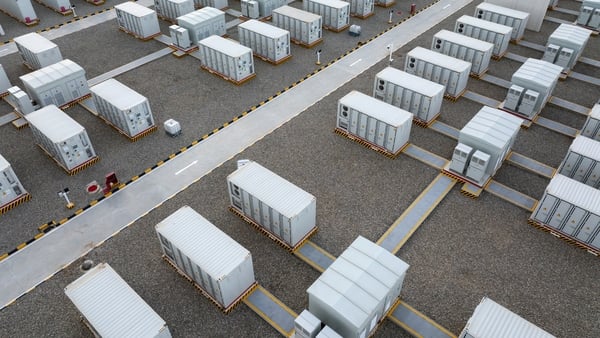 Stock image of energy storage power station