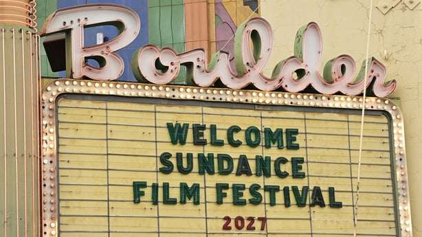People celebrated at the Boulder Theatre in Boulder, Colorado that the Sundance Film Festival is coming to Colorado in 2027 
