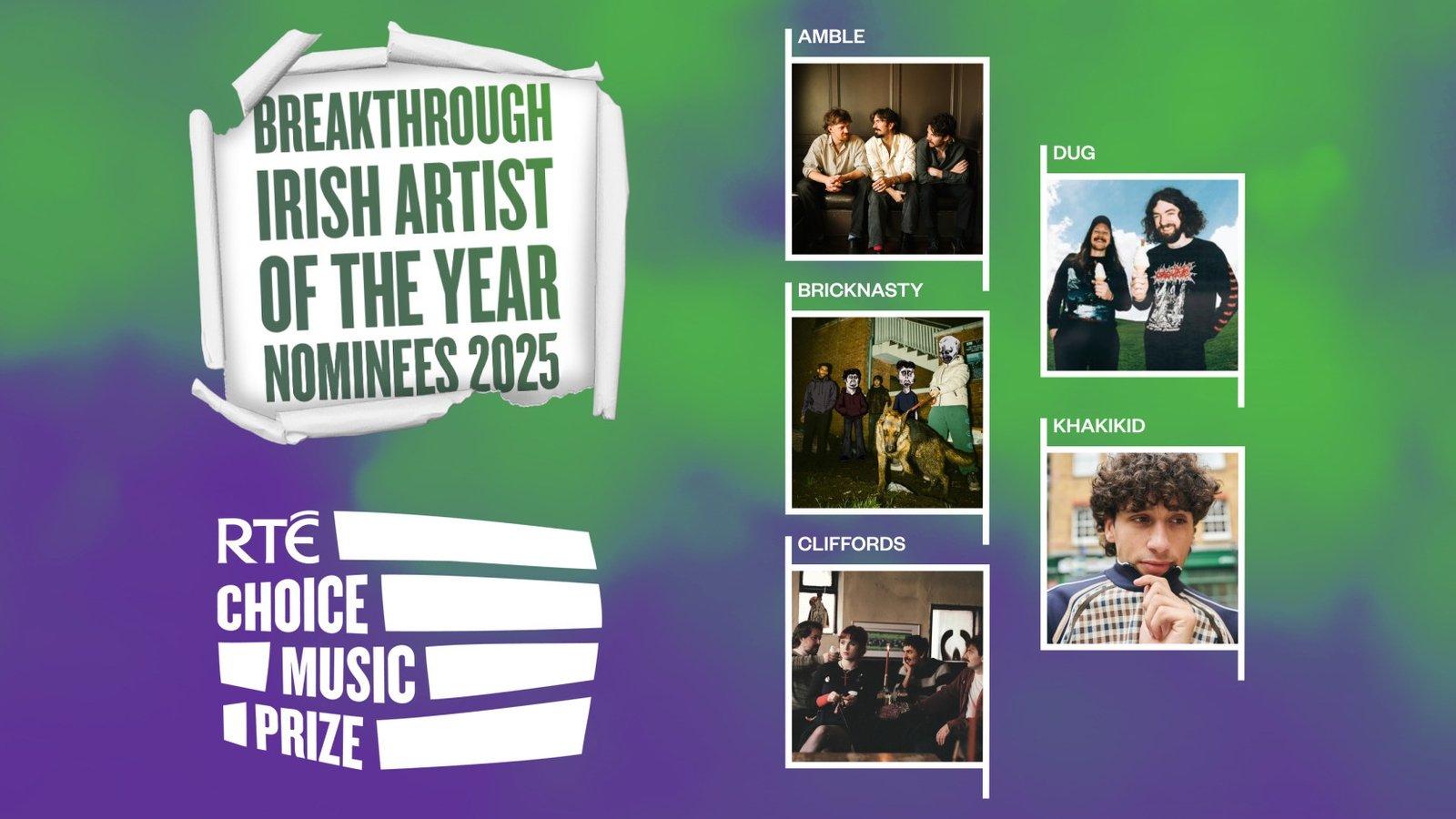 RTÉ Choice Music Prize: Breakthrough Artist of The Year shortlist