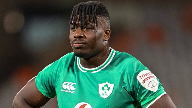 9 October 2024; Sean Edogbo of Ireland during the Toyota Challenge Match between Toyota Cheetahs and Emerging Ireland at Toyota Stadium in Bloemfontein, South Africa. Photo by Johan Pretorius/Sportsfile