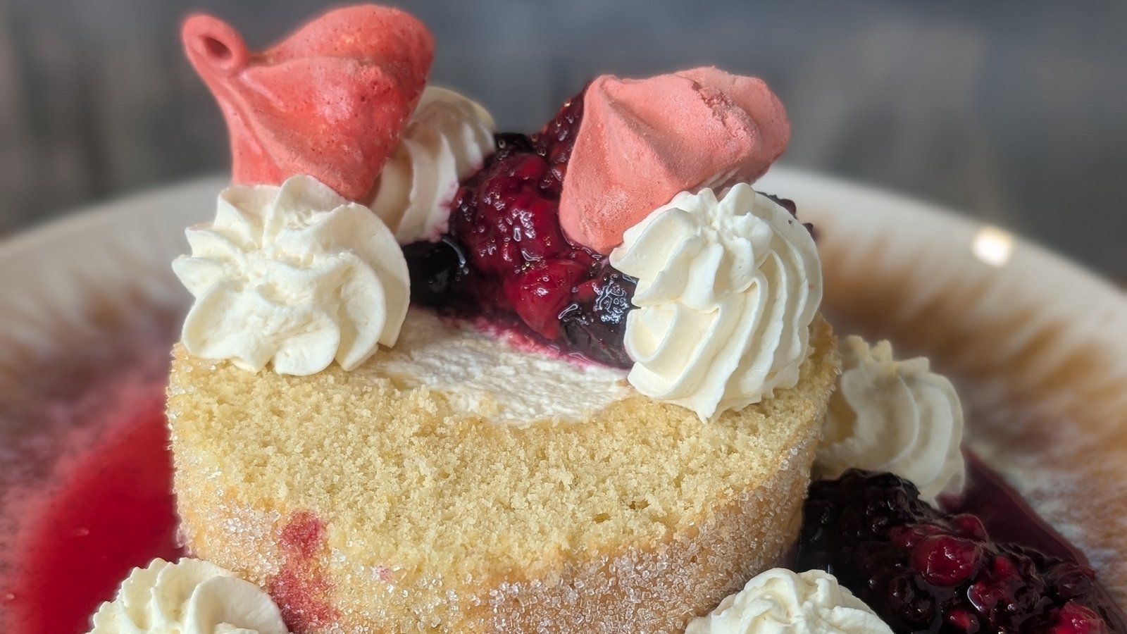 Alex Petit's vanilla Swiss roll with lemon curd