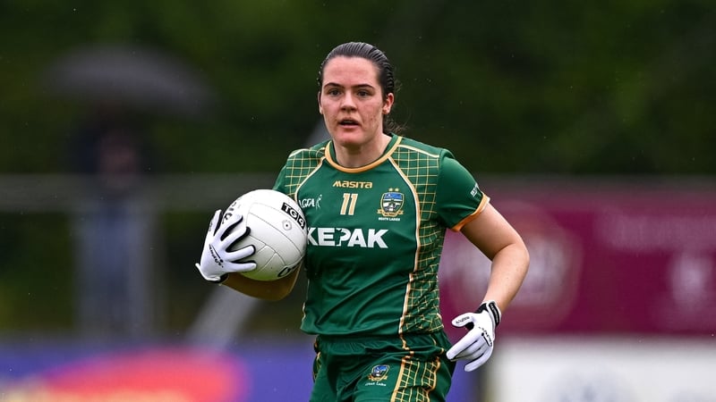 Niamh Gallogly of Meath during the TG4 All-Ireland Ladies Football Senior Championship Round 3 match between Kildare and Meath at Manguard Plus Kildare GAA Centre of Excellence in Newbridge, Kildare.