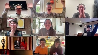 The Irish cast and crew of Retirement Plan react to their Oscar nomination