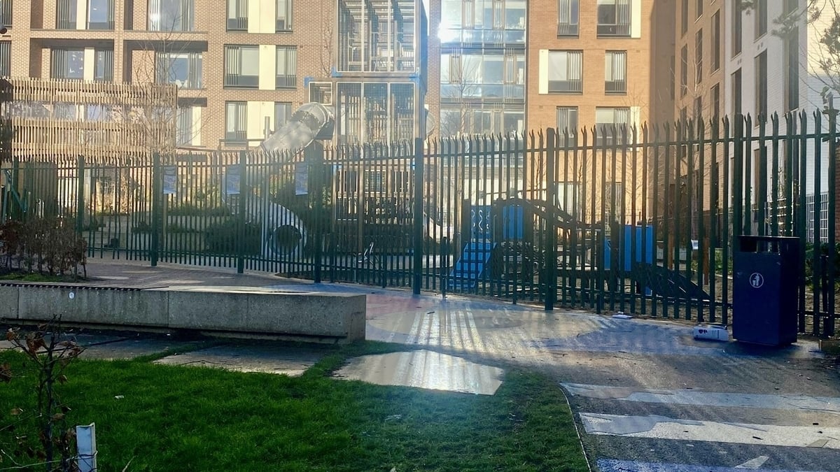 The cost of repairing vandalised playgrounds