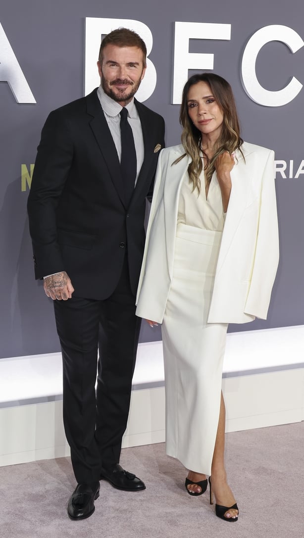 David Beckham and Victoria Beckham