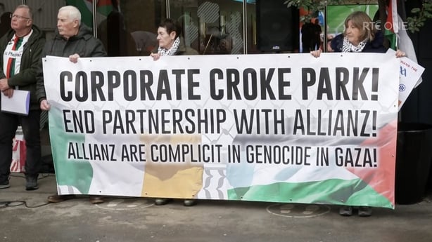 Croke Park Allianz Protest