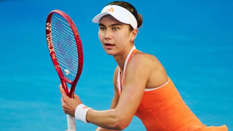 Iva Jovic of the United States competes in the Women's Singles third round match against Jasmine Paolini of Italy on day 6 of the 2026 Australian Open at Melbourne Park on January 23, 2026 in Melbourne, Australia.