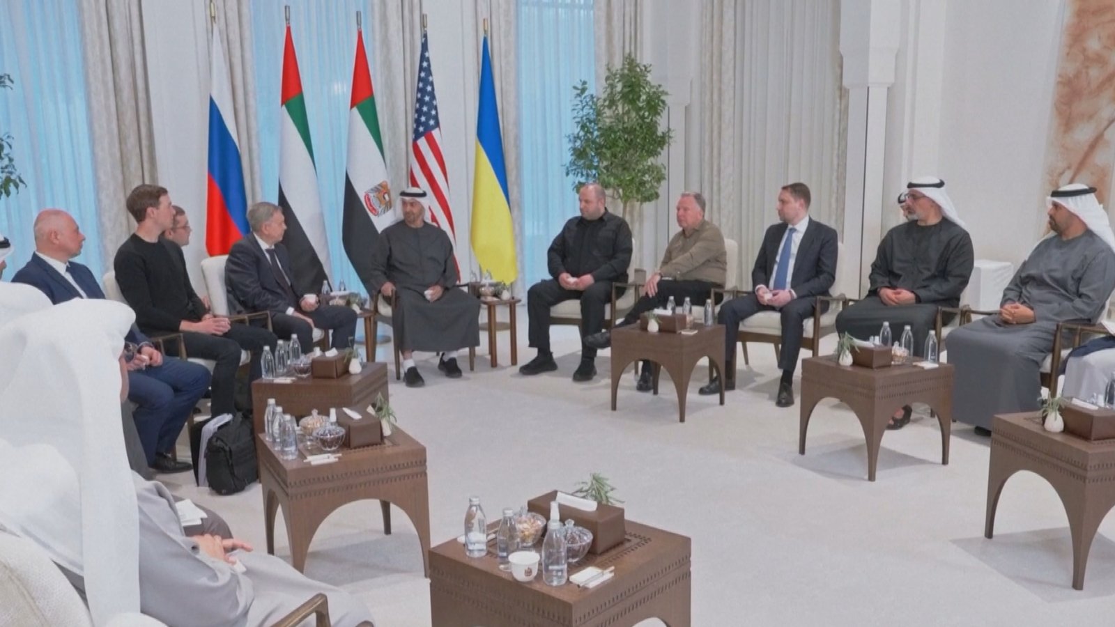 Ukraine, Russia, US negotiators in Abu Dhabi for talks