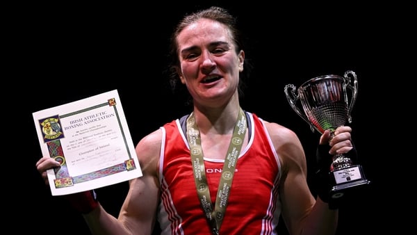 Kellie Harrington after winning her 60kg final bout at 2026 National Elite Championships