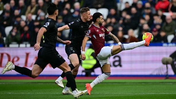 West Ham United's Argentinian striker #11 Taty Castellanos