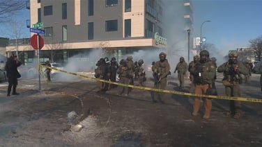 Unrest in Minneapolis as man shot dead by federal agents