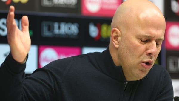 BOURNEMOUTH, ENGLAND - JANUARY 24: Liverpool Manager Arne Slot during his post match press conference during the Premier League match between Bournemouth and Liverpool at Vitality Stadium on January 24, 2026 in Bournemouth, England. (Photo by Shaun Brook
