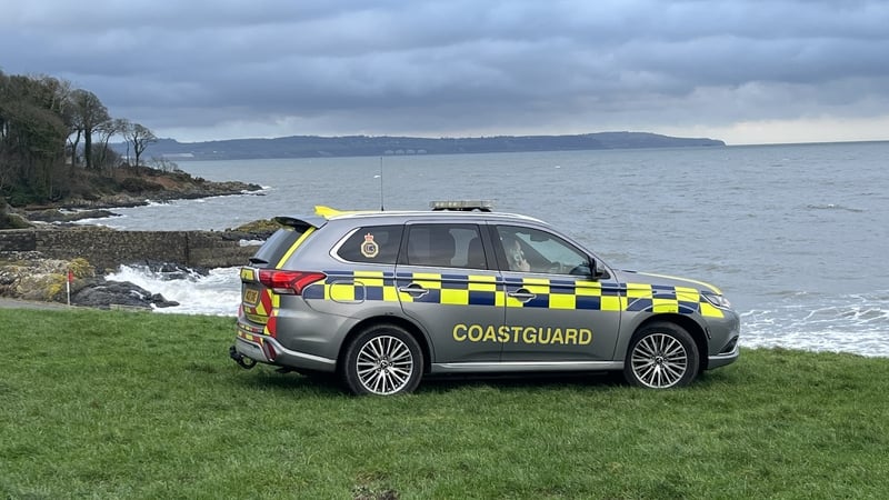 Coast Guard vehicle at St Helens Bay in County Down