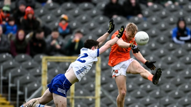 Cian McConville was one of 11 players on the scoresheet for the Orchard County