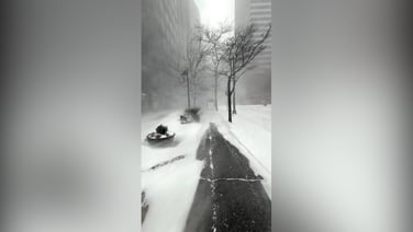 Snow swirls as winter storm grips New York