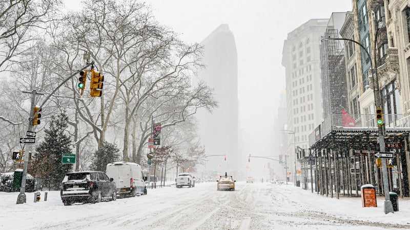 The Cork students are stuck in New York as a storm sweeps across the United States