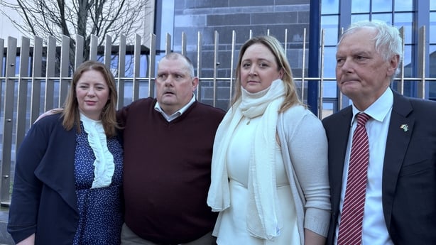Gardaí speak outside court following acquittal over alleged road traffic prosecution interference