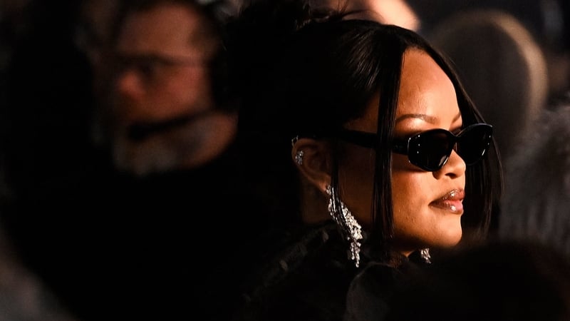 Rihanna attends the Christian Dior Women's Haute Couture Spring/Summer 2026 co