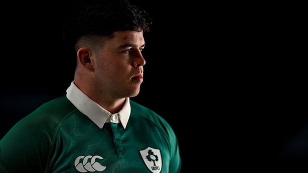 25 January 2026; Billy Bohan during the Ireland team assembly day at the IRFU High Performance Centre in Dublin ahead of the 2026 Guinness Six Nations Rugby Championship. Photo by Brendan Moran/Sportsfile