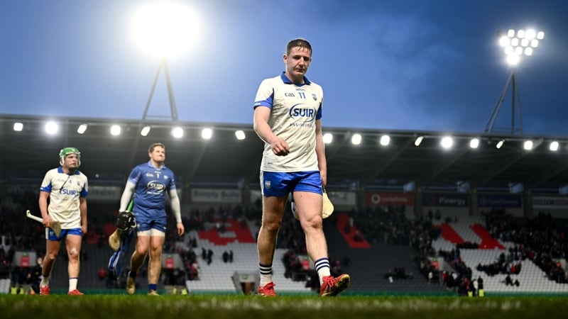 Waterford's Shane Bennett leaves the pitch after the heavy defeat to Cork at SuperValu Páirc Uí Chaoimh