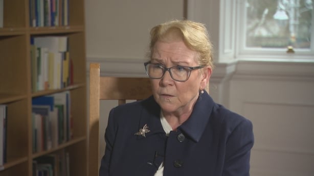 Prof Anne Scott, Chairperson of Covid-19 Evaluation, speaks to RTE News