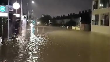 Storm Chandra causes flooding in Dublin