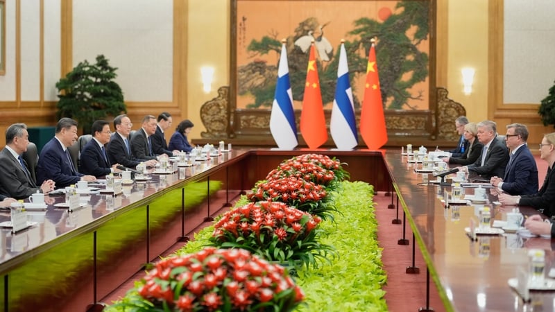 Chinese President Xi Jinping is hosting Finland's Prime Minister Petteri Orpo this week