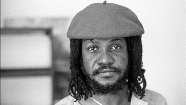 Sly Dunbar at Kensington Park Square apartment, London, UK on 9 July 1984
