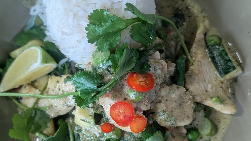 Trisha's Thai green curry: Today