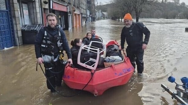 Elayne Grant and family rescued from floods in Co Wexford