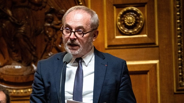 Joel Guerriau pictured in parliament in 2023