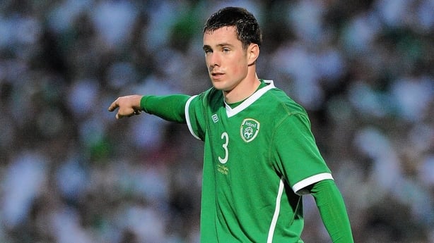 28 May 2010; Greg Cunningham, Republic of Ireland. Friendly International, Republic of Ireland v Algeria, RDS, Ballsbridge, Dublin. Picture credit: Brian Lawless / SPORTSFILE