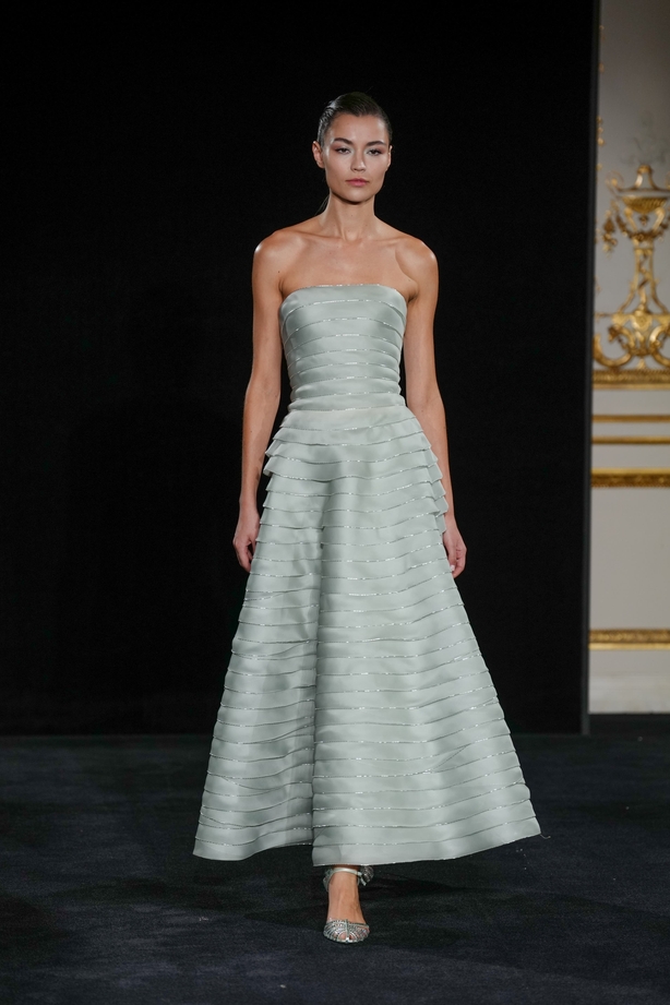 A model at the Valentino Couture show