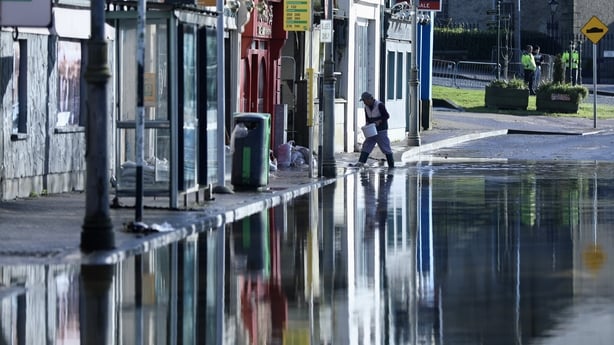 Floodwater recedes in Enniscorthy in County Wexford