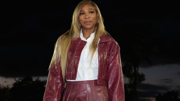 NEW YORK, NEW YORK - OCTOBER 10: Former American tennis player Serena Williams looks on during ATHLOS NYC25 on October 10, 2025 at Icahn Stadium on Randall's Island in New York City. (Photo by Emilee Chinn/Athlos/Getty Images)
