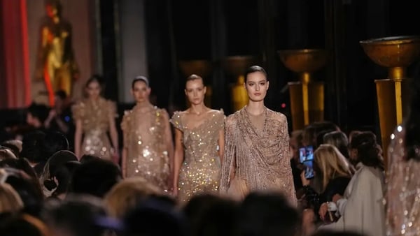 Elie Saab looked at the Seventies for haute couture inspiration