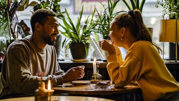 couple on a coffee date