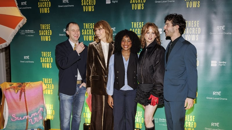Tom Vaughan-Lawlor, Justine Mitchell, Jade Auguste, Isolt McCaffrey and Adam John Richardson. Pictures: Andres Poveda