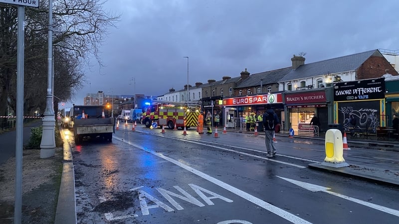 The flooding caused significant travel disruption in the area