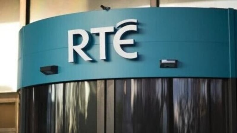 The RTE logo on a sliding door